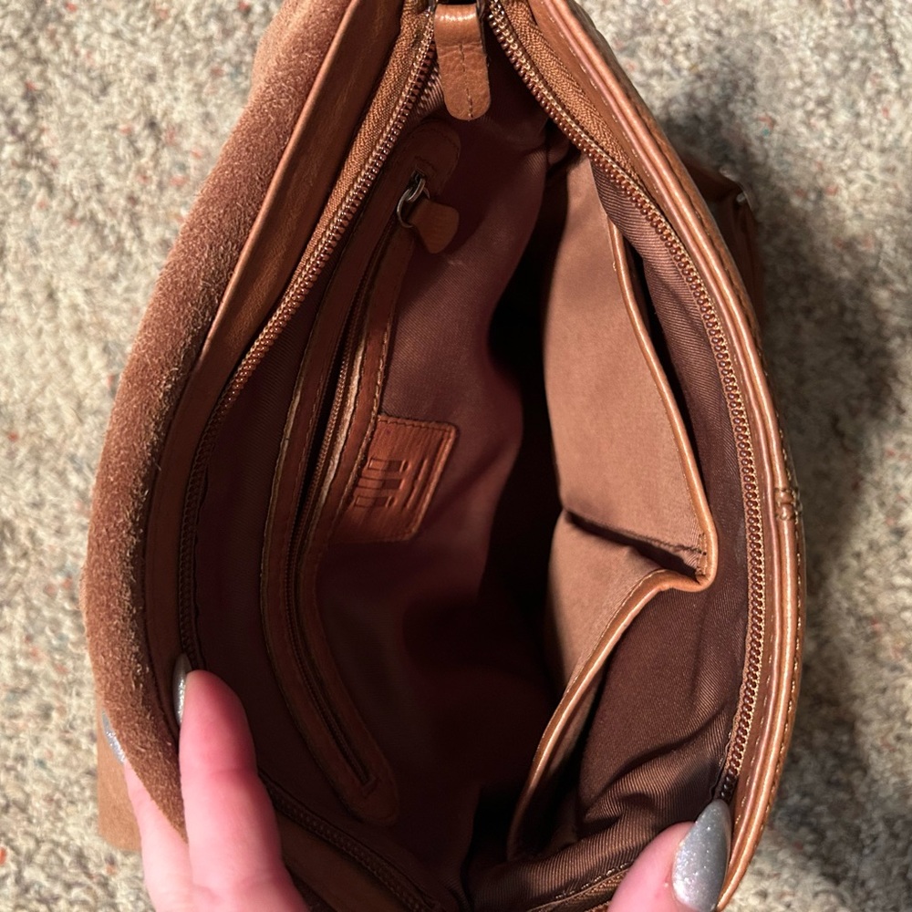 Fossil Brown Leather Backpack with Asymmetrical Flap - Picture 5 of 5